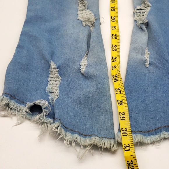 CAPE ROBBIN JEANS BOOTS 30INCHS LONG SIZE 8 1/2 COLOR BLUE JEANS FABRIC NEW - Picture 12 of 12